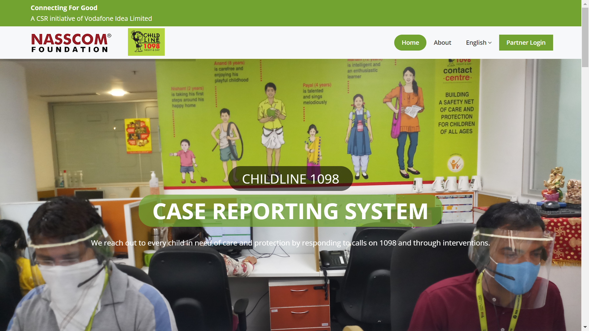 CHILDLINE 1098 Case Reporting System